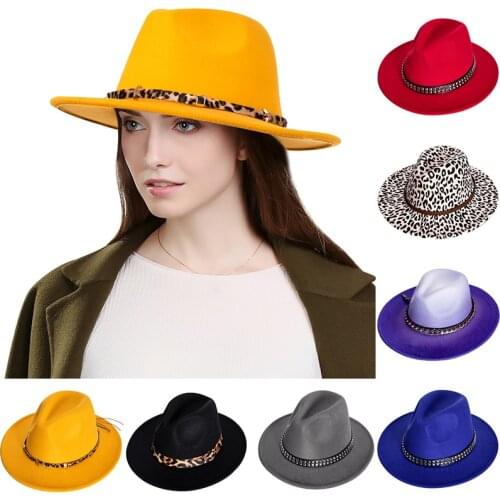 22 Styles Fedora Hats Women Men Woolen Wide Brim Panama Cap British Style Dress Jazz Formal Party Spring Autumn Barry.Wang