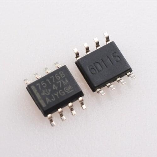 SN75176B SOP-8 new and original imported differential bus transceiver SN75176BDR
