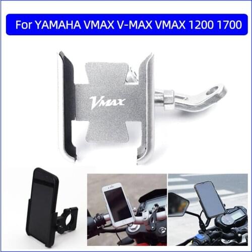 For YAMAHA VMAX V-MAX VMAX 1200 1700 Universal Motorcycle Accessories handlebar Mobile Phone Holder GPS stand bracket
