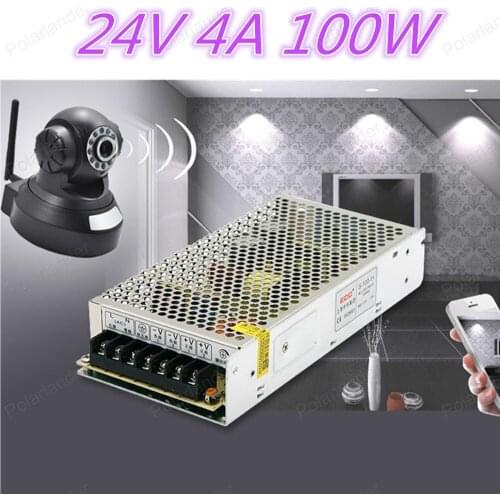 Universal Regulated Switching Power Supply 100w 24v 4A LED Driver High Quality 10pcs 100w 24v 4A DC
