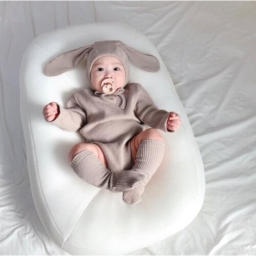 2021 New Autumn Winter Newborn Ribbed Romper Suit Infant Baby Clothing for Girls Boys Clothes Set Baby Rabbit Bodysuit Outfits