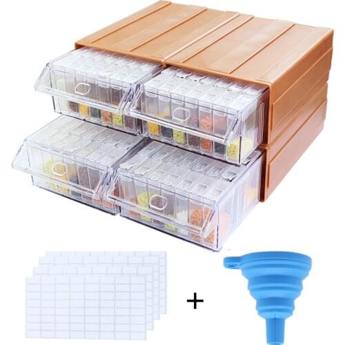 5D DIY Diamond Painting Drawer Storage Box Drill Box Removable assembly Rhinestone Crystal Bead Organizer Storage Case Container