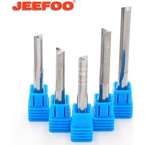 3.175mm/4mm Two Flutes Straight Carving Tools Double Flutes CNC Router Bits Straight Engraving Cutters
