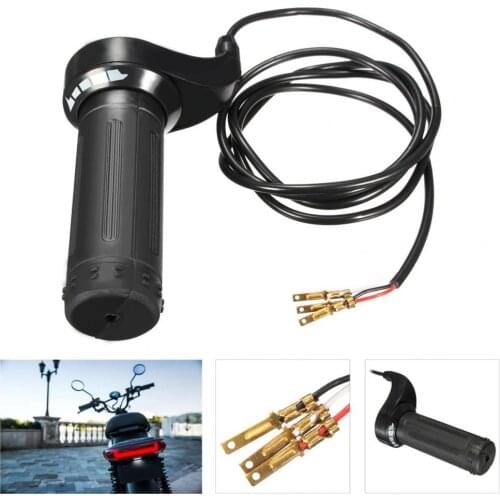 80% Hot Sales!! Handle Grip Comfortable Anti-skid 3 Wire Electric Scooter Twist Throttle Grip for Most 12V-48V Electric Scooters