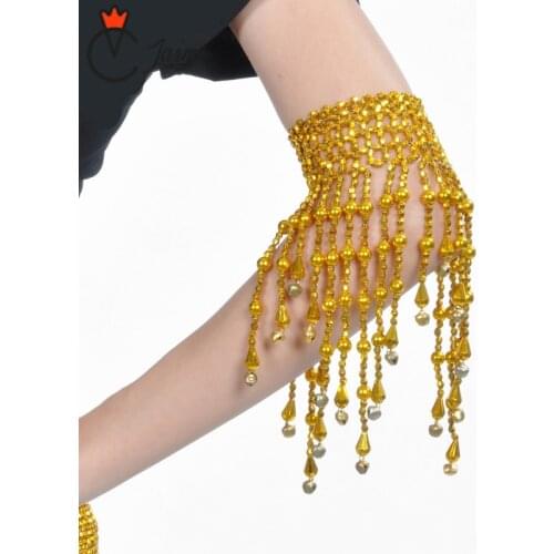 Belly dance accessories WomenJewelries Costume Accessories Tassel Necklace Indian Jewelry Set Dance bracelets head chain cap