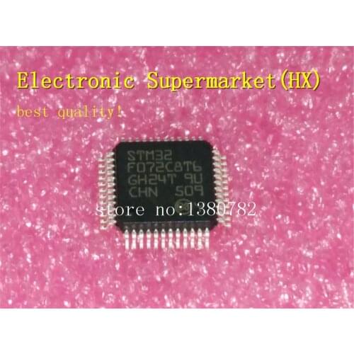 Free Shipping 10pcs/lots STM32F072C8T6 STM32F072 QFP-48 New original IC In stock