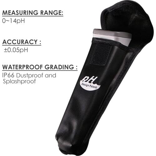 Digital Professional PH Meter Water Quality Tester Temperature +/-0.05PH Splashproof High Accuracy w/ Replaceable Electrode