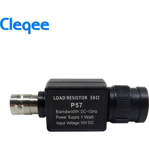 Cleqee P57 1PCS 50Ohm Feed Through Terminator BNC Female seat 50KY device Q9 adapter