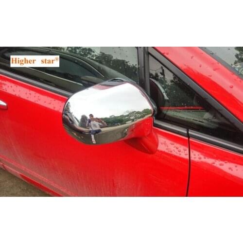 Higher star ABS chrome 2pcs car side door mirror decoration protection cover for Honda Civic 2006-2011(The 8th Generation)