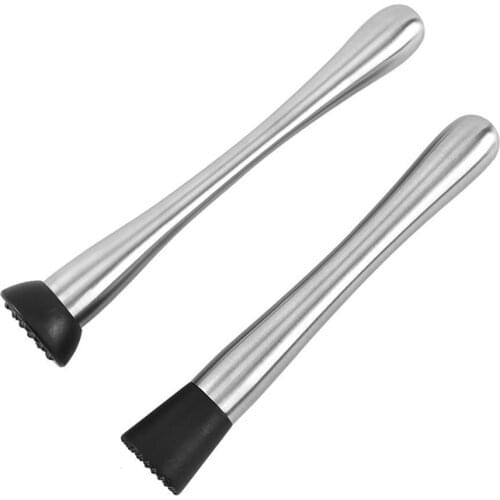 Stainless Steel Wine Mixing Stick Ice Crusher Hammer Barware Tool Cocktail Shaker Bar Utensils Drink Fruit Muddler Crushed Tool