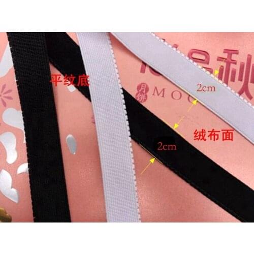 20mm black white soft elastic band/for pajama and underwear Waist Belt Childrens jeans/nap Polyester rubber band free shipping