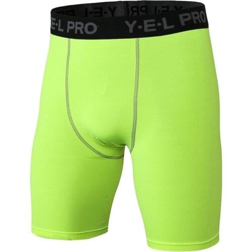 New Men Running Tights Compression Short Leggings Mens Quick Dry Gym Fitness Training Workout Male Sport Underwear Shorts