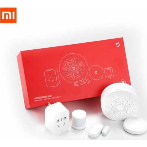 Original Xiaomi Mijia Smart Home Gift Set Multi-Function Switch Smart Socket Wireless Switch Human Sensor Door And Window Sensor