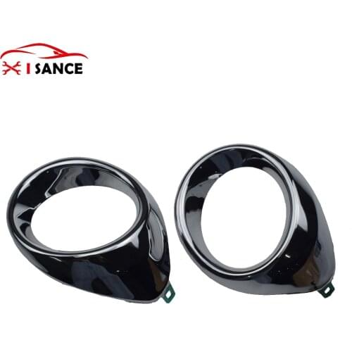Pair Left & Right Chrome Front Fog Lights Lamp Cover Trim For 2013-2015 Lexus ES300h ES350 8148133040,8148233050