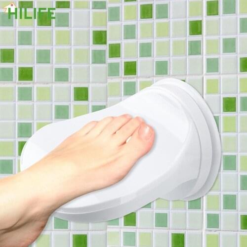 Bathroom Rest Pedestal Footstool Bathroom Accessories Washing Suction Cup Stool Shower Footstool Wall Mounted Shower Footstool