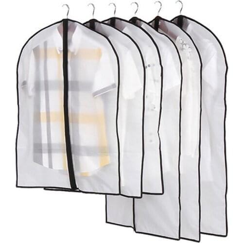 2020 Hot Sale Transparent Clothes Dust Case Garment Suit Coat Organizer Cover for Home Wardrobe Storage Protect Bag B010