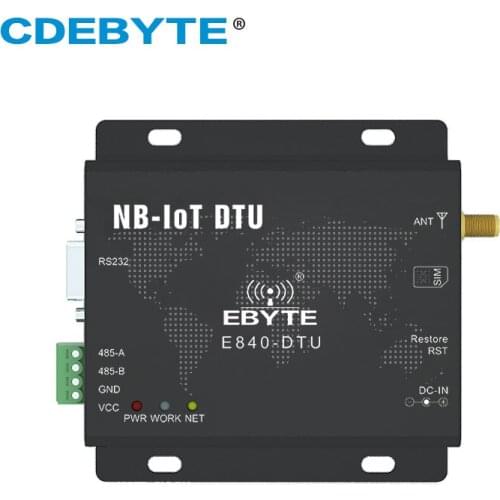 RS232 RS485 NB-IoT Wireless Modem Transceiver B5 Frequency 23dBm IoT Data Transmission Module E840-DTU(NB-03)
