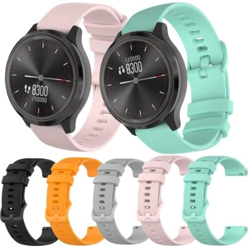 For Garmin Vivomove HR/3 Smart Watch Silicone Watch Band Sports Wrist Strap For Garmin Move Luxe/Move style Bracelet Accessories