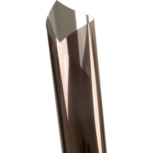 SUNICE Mirrored Reflective Window Film Bronze Silver Solar Tint Self Adhesive Film One Way Solar Sun Protection Vinyl Home Use