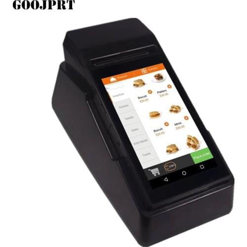 Android6.0 rugged PDA with 80mm built-in thermal printer