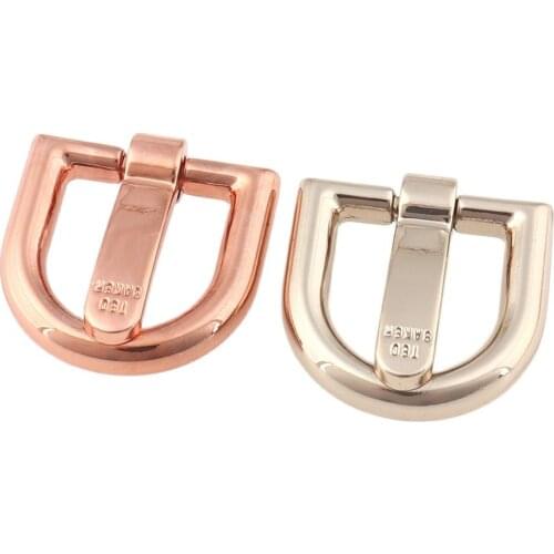 Women Belt buckle accessories Pin 15mm Rose gold Silver for Leather Craft Jeans Accessories Supply Hardware DIY Handmade