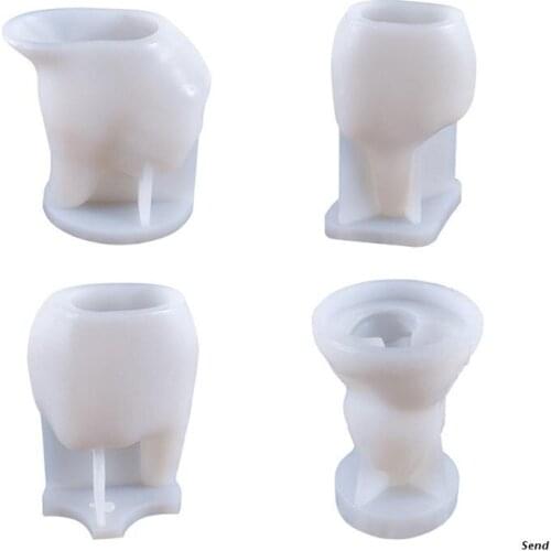 Gesture Candle Epoxy Resin Mold Fingers Aromatherapy Plaster Silicone Mould DIY Crafts Jewelry Home Decoration Casting Tools