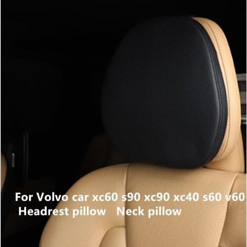 1 set Dedicated For Volvo car xc60 s90 xc90 xc40 s60 v60 For Volvo car Headrest pillow For Volvo car Neck pillow