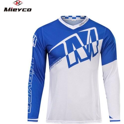 100% Polyester Mens Clothing For Bicycle Sport MTB Jersey Running Racing Men T-shirt Breathable Motocross Downhill Jersey Blous