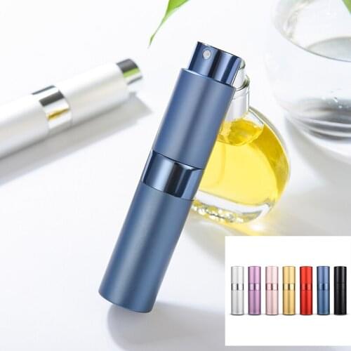 8ml15ml metal aluminum perfume bottle cosmetic spray bottle portable empty bottle travel sub-bottle liner glass
