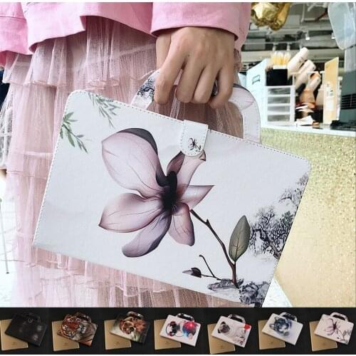 For Huawei MediaPad T3 8.0" case PU Leather Flip Wallet Handle Coque for Huawei KOB-L09 KOB-W09 8.0 inch fundas with Stand Cover