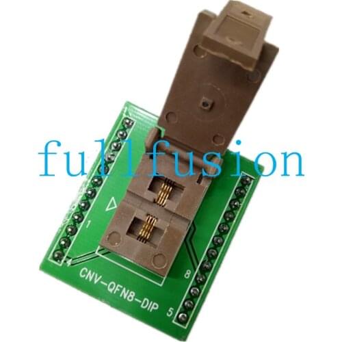 DFN8-0.5-2X3 Programming Adapter QFN8Pin 0.5mm Pitch Package Size 2x3mm Burn in Socket