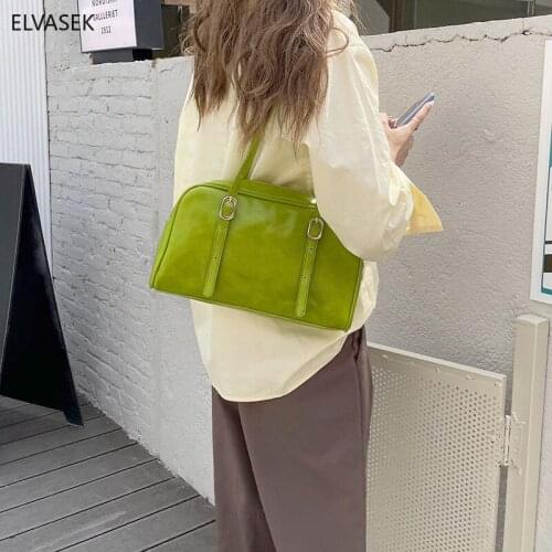 Designer PU Leather 2021 Womens Shoulder Bag Fashion Simple Handbag Solid Color Small Square Crossbody Bag Female Casual Tote