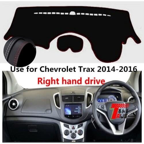 TAIJS Factory Classic Leather Car Dashboard Cover For Chevrolet Trax 2014 2015 2016 Right hand drive