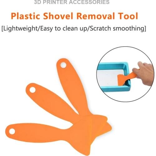 SLA DLP Resin Special Tool Set Plastic Shovel 3D Printer Accessories Shovel Removal Tool Orange Spade Spatula For Resin Tank