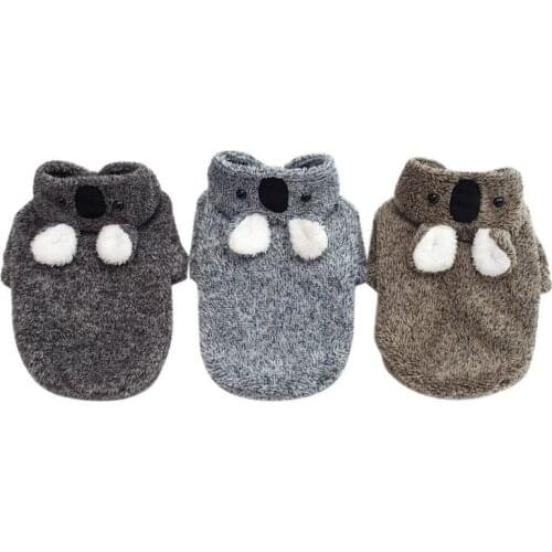 Autumn Winter Pet Dog Clothes Warm Pet Velvet Coat for Puppy Dog Cute Pet Chihuahua Hoodies Costume Pet Yorkshire Outfits