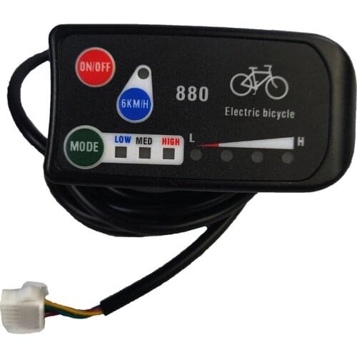 36V 48V LED KT 880 Display Control Panel Electric Bicycle Part KT- LED880 Electric Bicycle Components