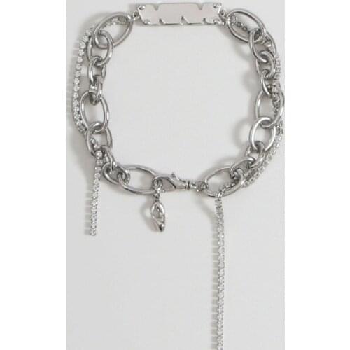 Weaving thread flowing bracelet tide ins multilayer jewel tassel bracelet jewelry