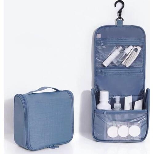 Hanging Toiletry Bag Waterproof Portable Zipper Cosmetic Case Bag Organizer Insert Men Women Travel Make Up Storage Organizer