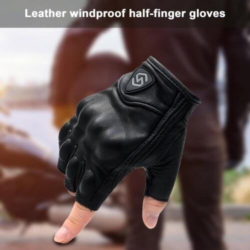 Professional 2Pcs Stylish Black Knuckle Protection Half Finger Gloves Soft Fingerless Gloves Ergonomic for Wrestling