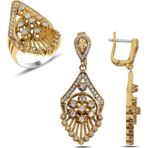 Silverlina Silver Zircon Stone Authentic Set