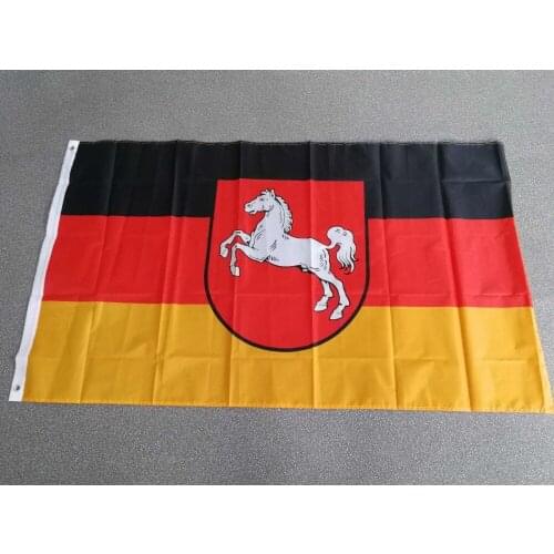 PODIUM 90x150cm Germany State Lower Saxony Flag