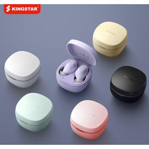 KINGSTAR WM01 TWS Bluetooth Earphones Stereo Wireless 5.0 Bluetooth Headphones Touch Control Noise Cancelling Gaming Headset