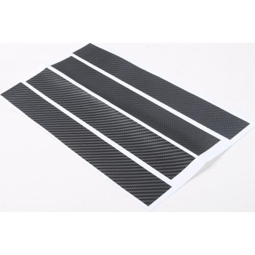 Interior Decoration Inner Door Handle Fiber Stickers Cover Trim for Ford F150 2015+ Stylish Car Stickers Car Accessories