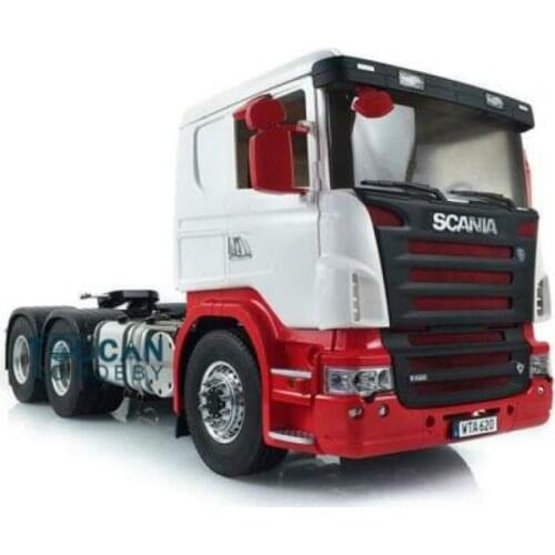 1/14 LESU RC 6*6 Metal Chassis Hercul Sca Cabin Motor Tractor Truck Painted THZH0574-SMT4