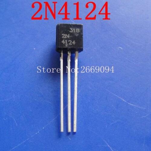 20pcs/lot 2N4124 4124 / taping line transistor TO-92 new original