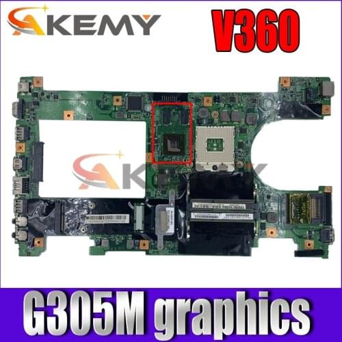 Akemy LA36 MB 09939-1 48.4JG01.011 For lenovo Ideapad V360 Laptop Motherboard HM55 DDR3 G305M graphics free cpu