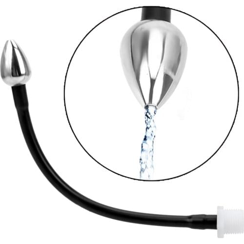 Anal Plug Anal Cleaner Vaginal Rinse Cleansing Enema Shower Nozzle Sex Toys for Men Women Gay Anal Syringe for Ass Healthy