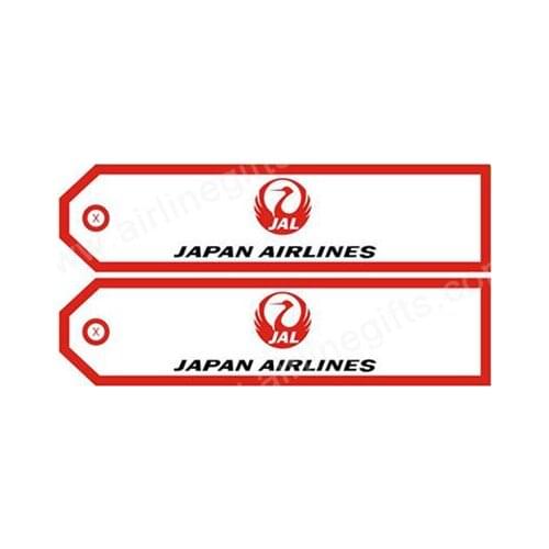 Japan Airlines Fighter Fabric Embroidered Key Chain Keyrings Aviation Gift