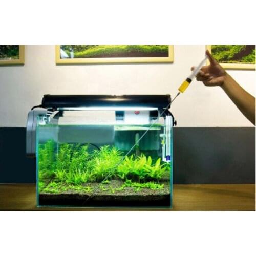 Aquarium Cylinder Stainless Steel Fertilizer Needle Needle Liquid Fertilizer Syringe Fixed Injection