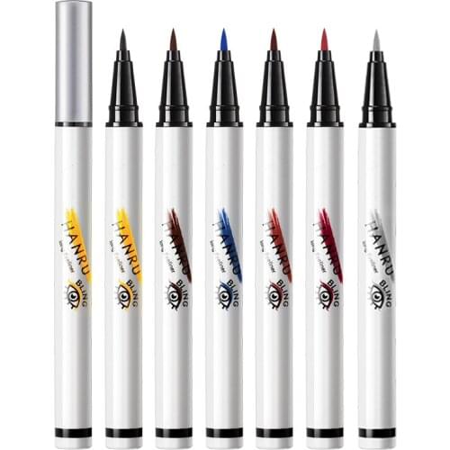HANRU Color Liquid Eyeliner Waterproof Long-lasting Not Easy To Smudge Very Fine Quick Dry Eyeliner Pen Eye Makeup Tool TSLM2